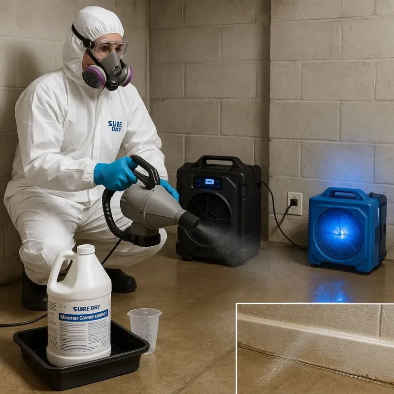 Sanitization and Odor Removal process in Bayview, CA